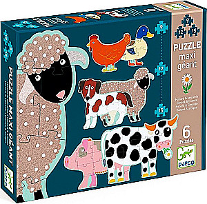 Большой пазл - Коровка Оноре и друзья