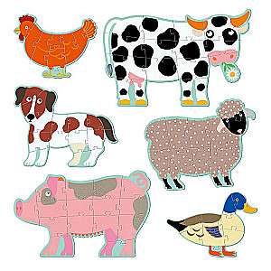 Большой пазл - Коровка Оноре и друзья