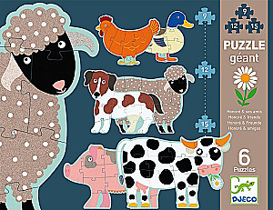 Большой пазл - Коровка Оноре и друзья