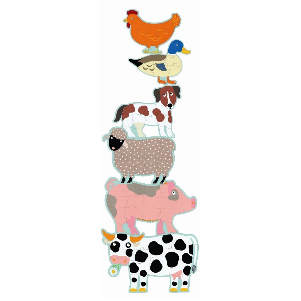 Большой пазл - Коровка Оноре и друзья