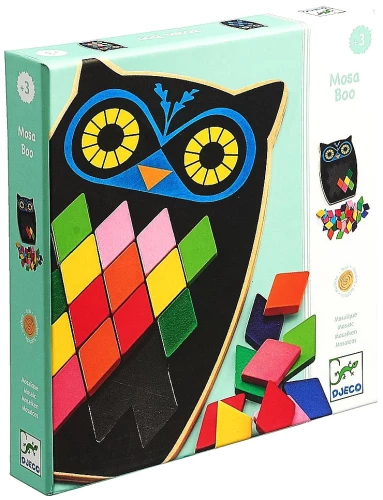 Деревянная мозаика - Совушка