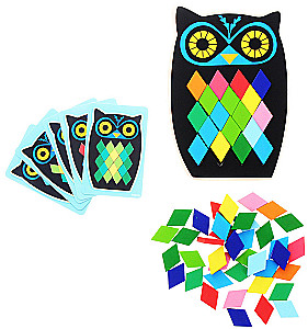 Деревянная мозаика - Совушка