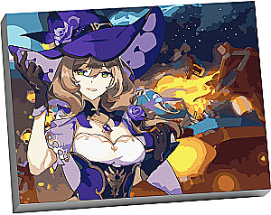 Glezna pēc numuriem - Genshin. Liza, 30x40cm