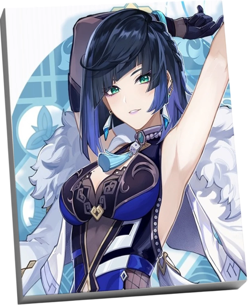 Glezna pēc numuriem - Genshin. E Lān, 30x40cm