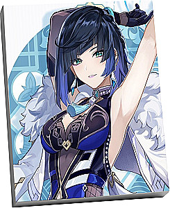 Glezna pēc numuriem - Genshin. E Lān, 30x40cm