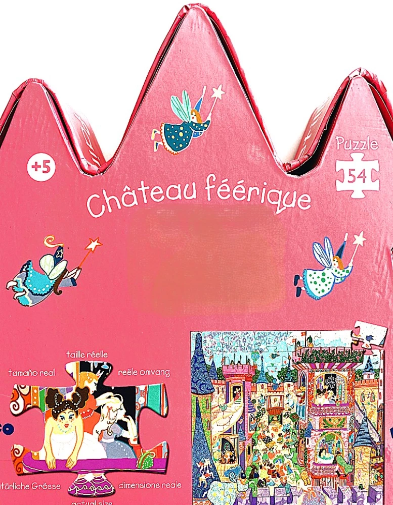 Пазл - Сказочный замок, 54 детали