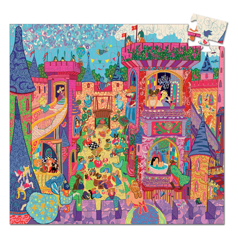 Пазл - Сказочный замок, 54 детали