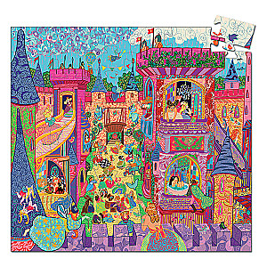 Пазл - Сказочный замок, 54 детали