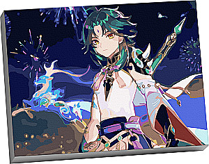 Glezna pēc numuriem - Genshin. Sjao, 30x40cm