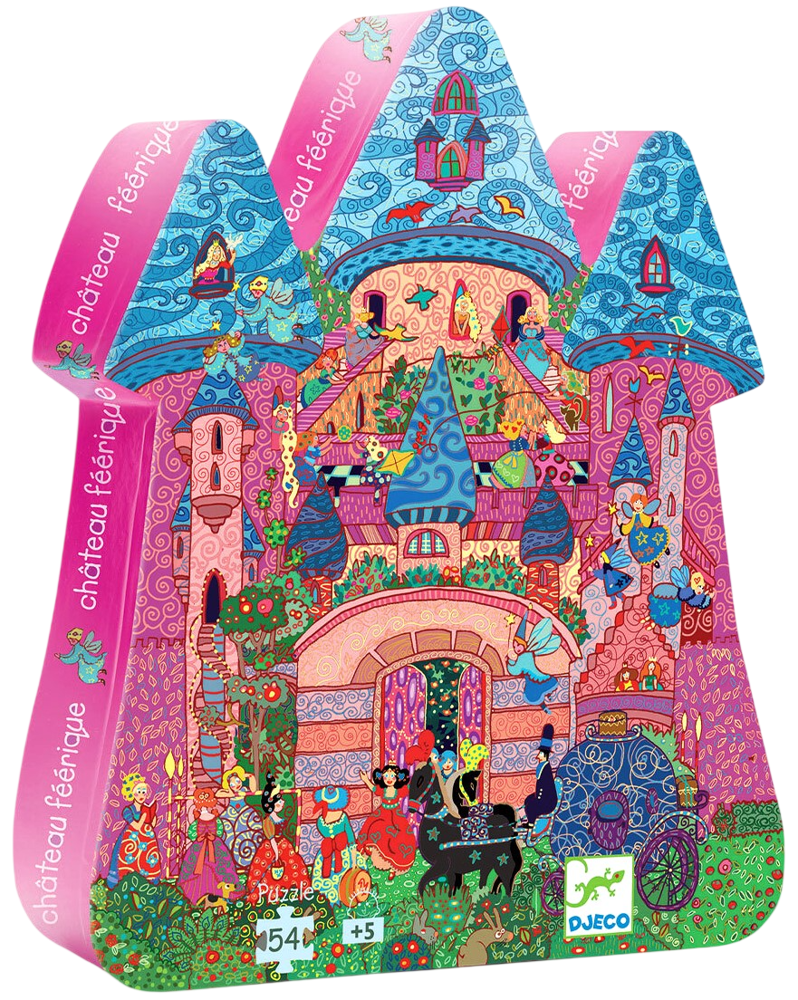 Пазл - Сказочный замок, 54 детали