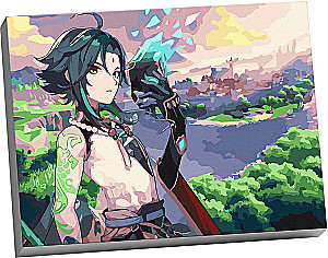 Glezna pēc numuriem - Genshin. Sjao, 30x40cm