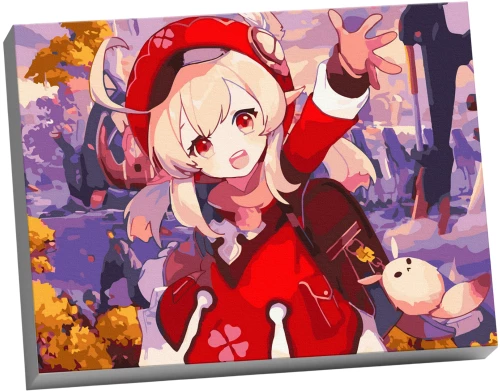 Картина по номерам - Геншин. Кли, 30х40см