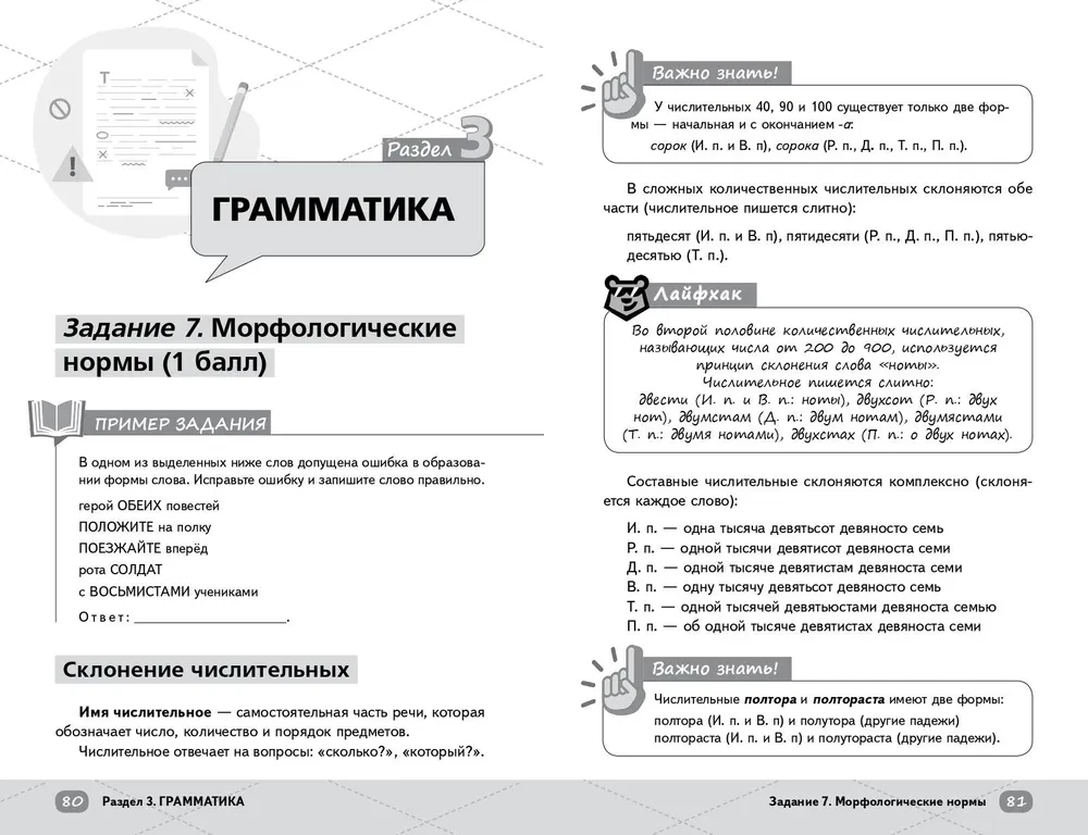 Unified State Exam. Russian Language