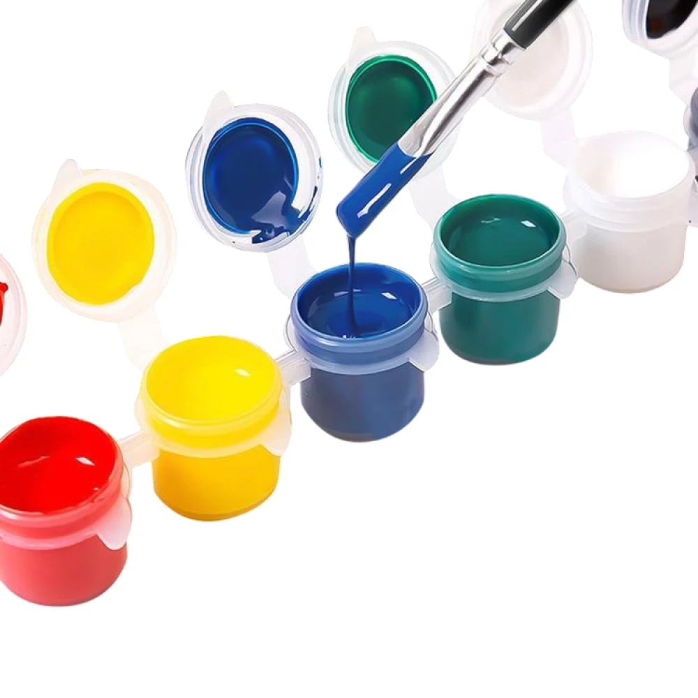 Картина по номерам - Оленёнок с цветком (15 цветов)