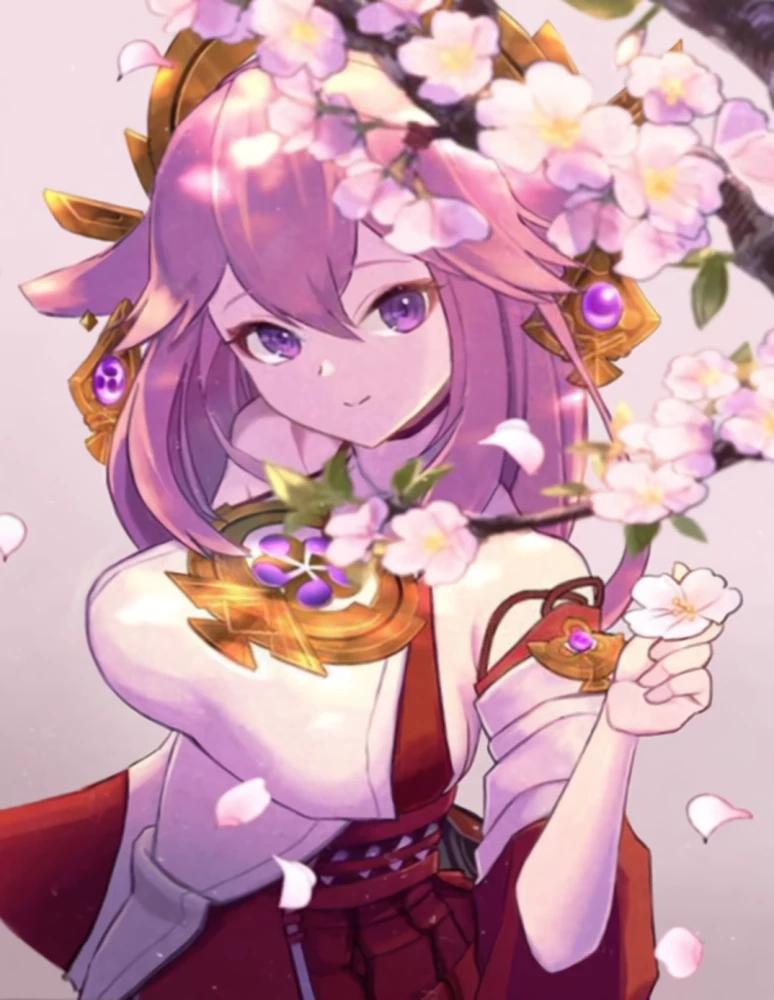 Gemälde nach Zahlen - Genshin. Yaé Miko, 30x40cm