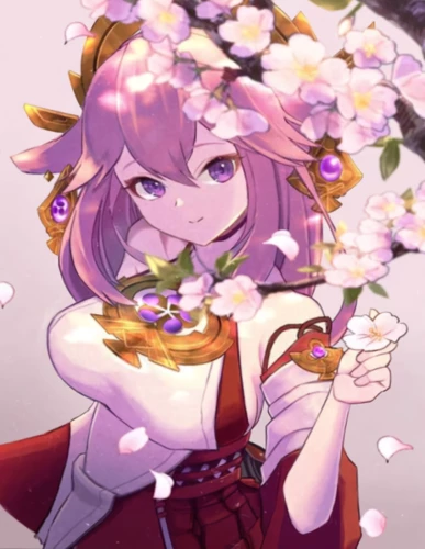 Gemälde nach Zahlen - Genshin. Yaé Miko, 30x40cm