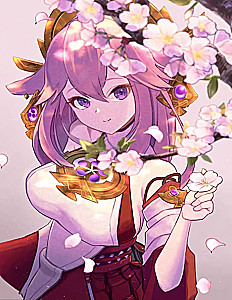 Gemälde nach Zahlen - Genshin. Yaé Miko, 30x40cm