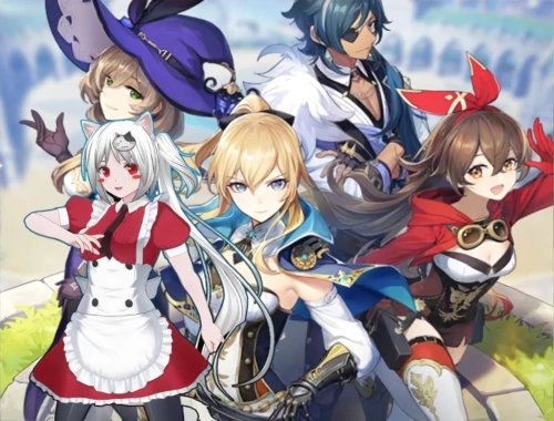 Malbuch nach Zahlen - Genshin. Dschinn, 30x40cm