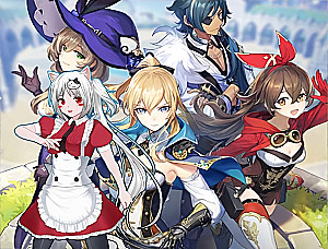 Glezna pēc numuriem - Genshin. Džins, 30x40cm