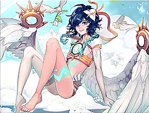 Glezna pēc numuriem - Genshin. Venti, 30x40cm