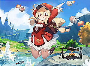 Glezna pēc numuriem - Genshin. Kli, 30x40cm