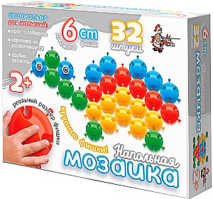 Mozaika podłogowa z dużymi elementami