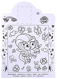 Mano mažasis ponis. NR 2111. Klijuok ir nudažyk