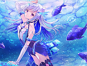 Glezna pēc numuriem - Genshin. Kokomi, 30x40cm