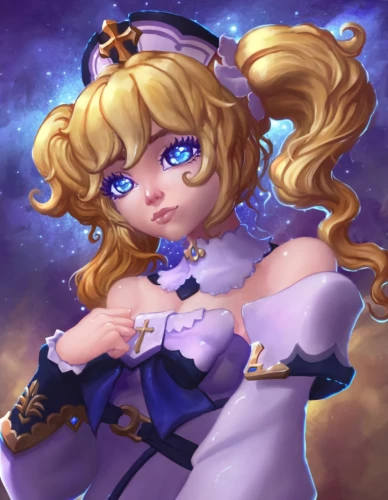 Картина по номерам - Геншин. Барбара, 30х40см