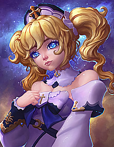 Glezna pēc numuriem - Genshin. Barbara, 30x40cm