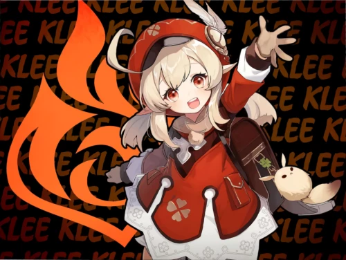 Glezna pēc numuriem - Genshin. Kli, 30x40cm