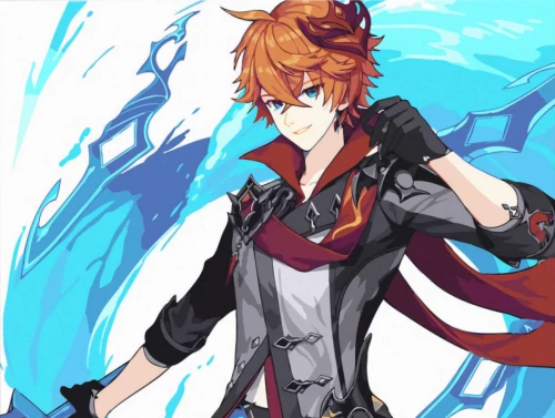 Numbers Malerei - Genshin. Tartaglia, 30x40cm