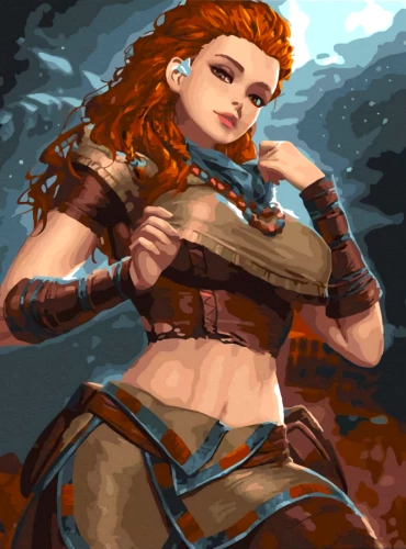 Gemälde nach Zahlen - Genshin. Aloy, 30x40cm