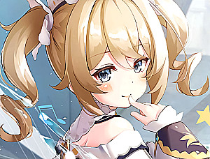 Glezna pēc numuriem - Genshin. Barbra, 30x40cm