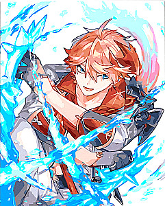 Malen nach Zahlen - Genshin. Tartaglia, 30x40cm