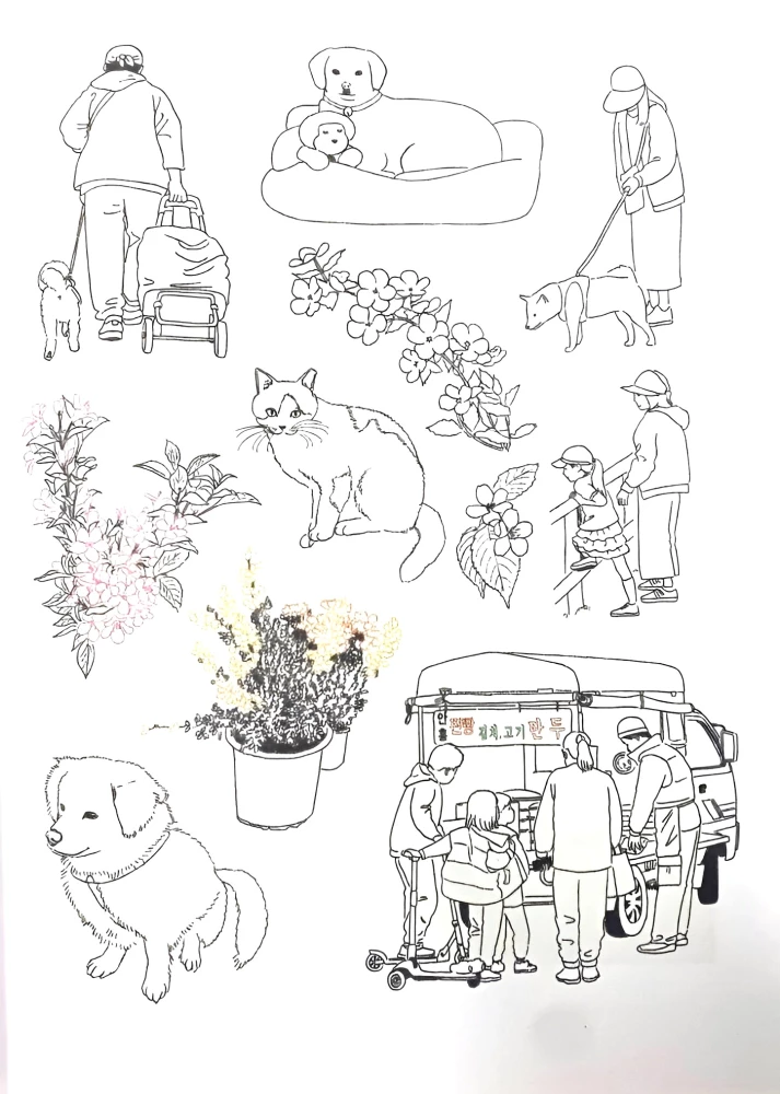 Pastaiga ar kaķīšiem pa burvīgo Seulu. Korejiešu krāsošana dvēselei