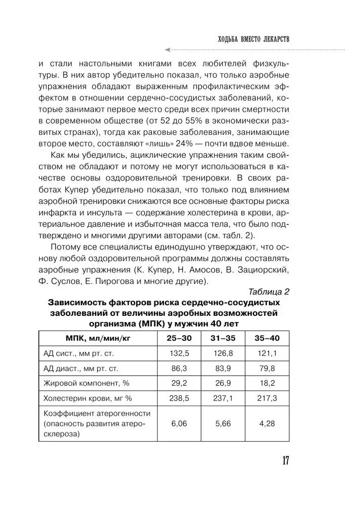 Walking Instead of Medicine