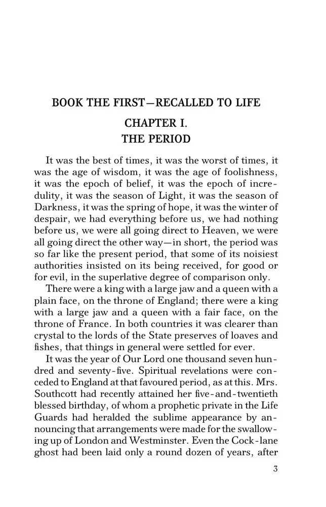 A Tale of Two Cities - Der Bericht über zwei Städte (auf Englisch)