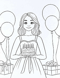 Spalvinimo knyga mergaitėms