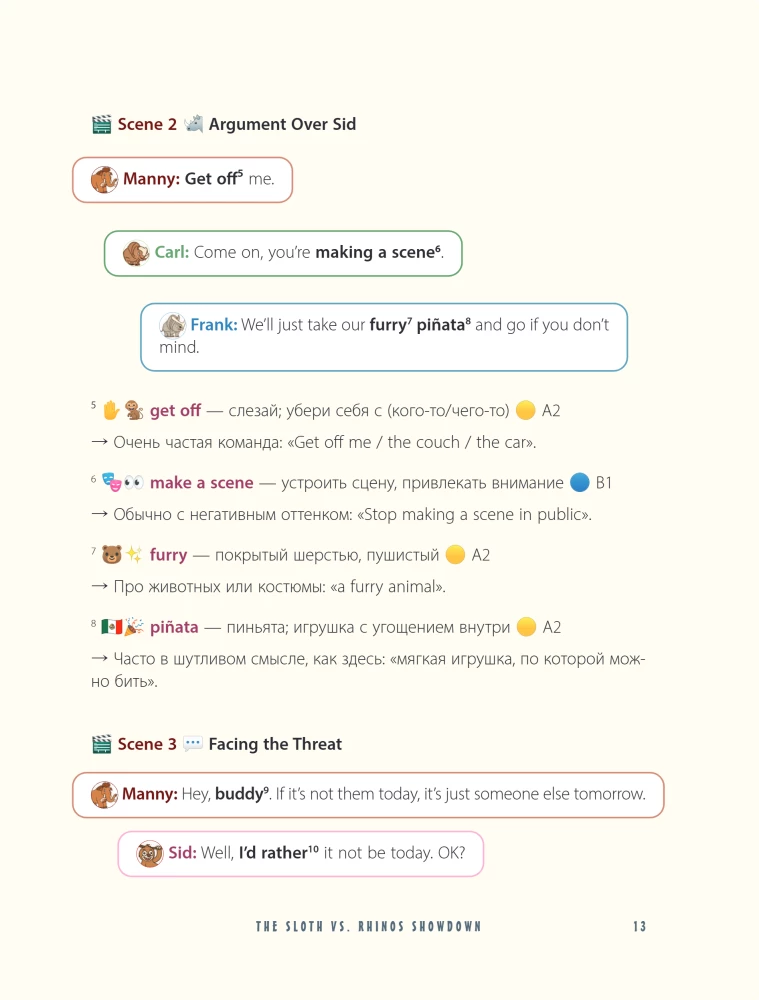 To jest angielski. Po bajkach