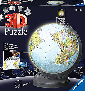 3D puzle 540 - Globe - Nakts galds