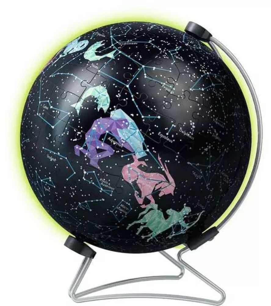 3D Puzzle 180 - Glow In The Dark Star Globe