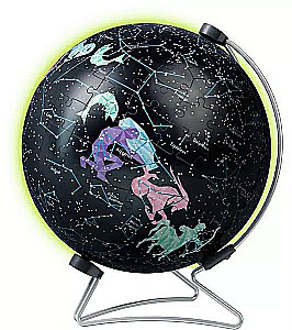 3D Puzzle 180 - Glow In The Dark Star Globe