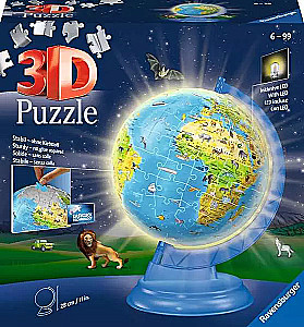 3D-Puzzle 188 - Kinder-Weltkarte Leuchtet