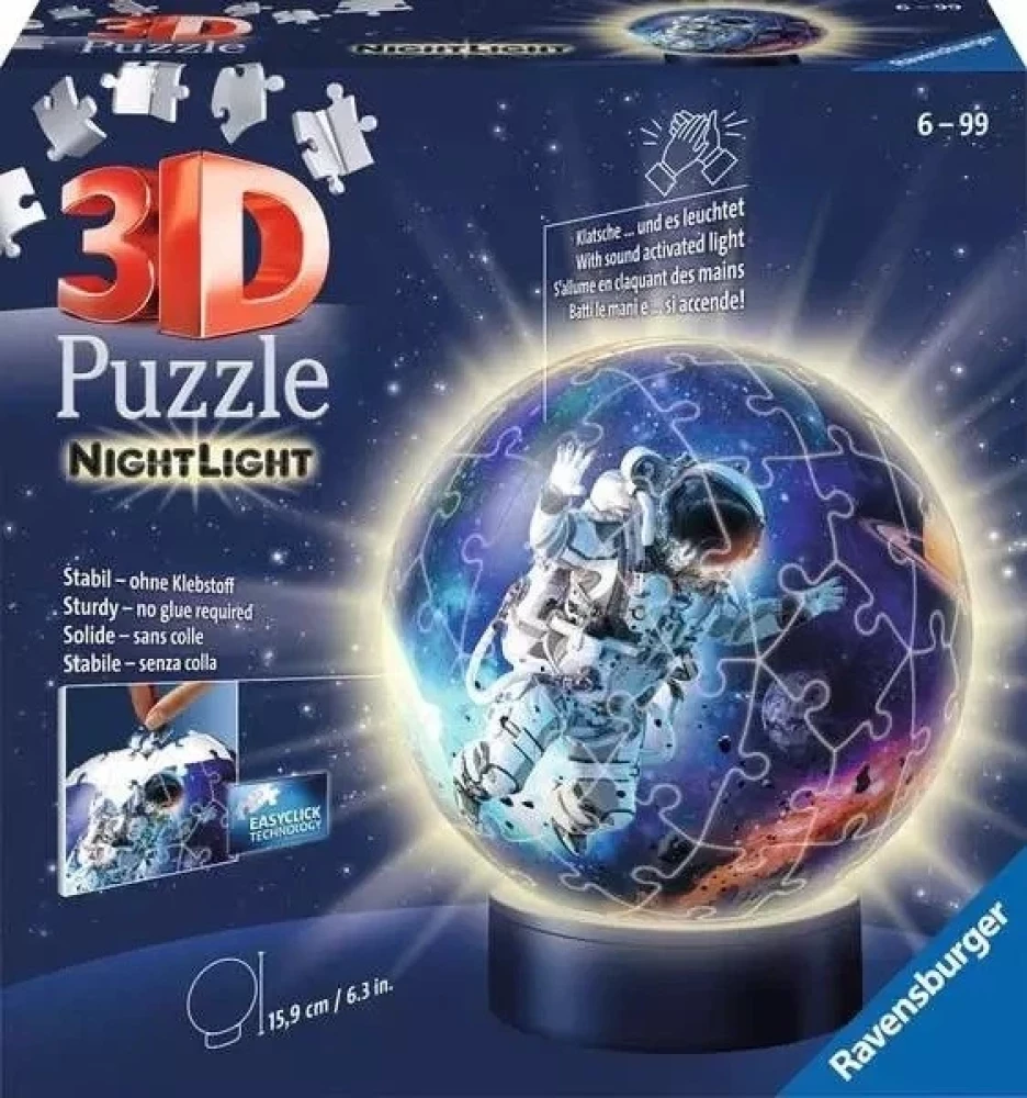 3D Puzzle 74 - Astronaut Glow in the Dark