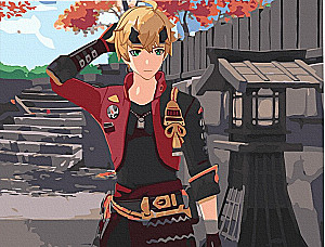 Картина по номерам 30х40 см - Геншин. Тома