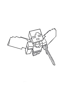 Суперраскраска Майнкрафт. Строй, твори, раскрашивай