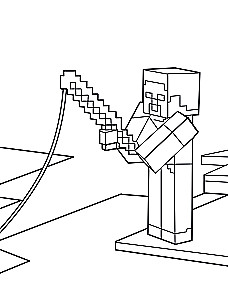 Суперраскраска Майнкрафт. Строй, твори, раскрашивай