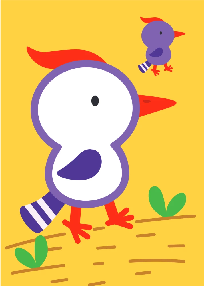 Раскраска с цветным контуром. Зебра