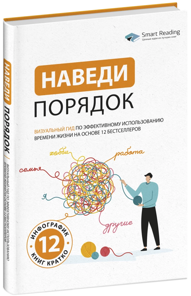 Get Organized. A Visual Guide to Effective Use of Life Time Based on 12 Bestsellers